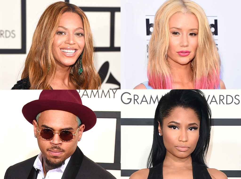 BET Nominations, Beyonce, Iggy Azalea, Chris Brown, Nicki Minaj BET Nominations, Beyonce, Iggy Azalea, Chris Brown, Nicki Minaj